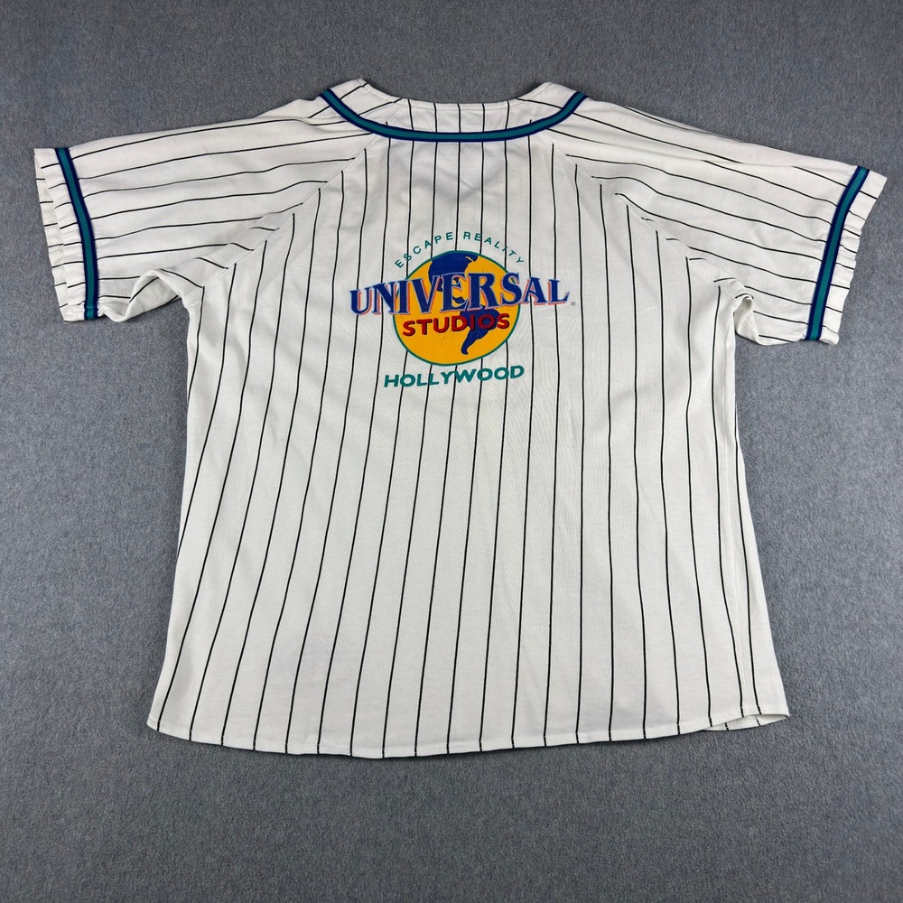 Vintage Universal Studios Hollywood Escape Reality Baseball Jersey M